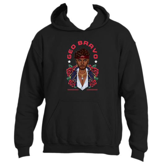 Geo Bravo Rose Hoodie